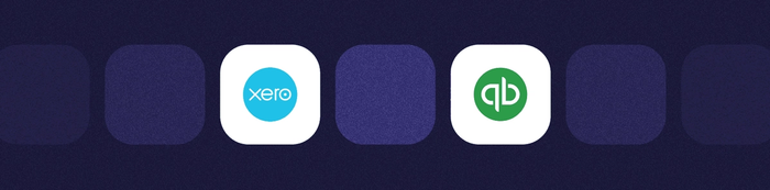 Xero and Quickbooks logos
