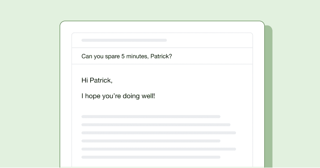 email template