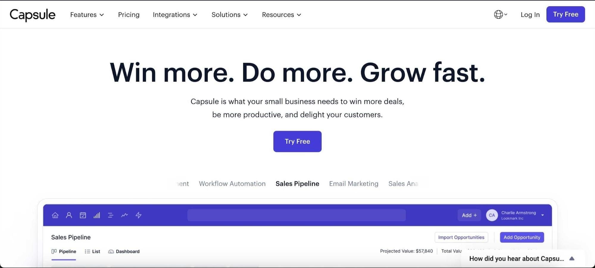 Capsule website.