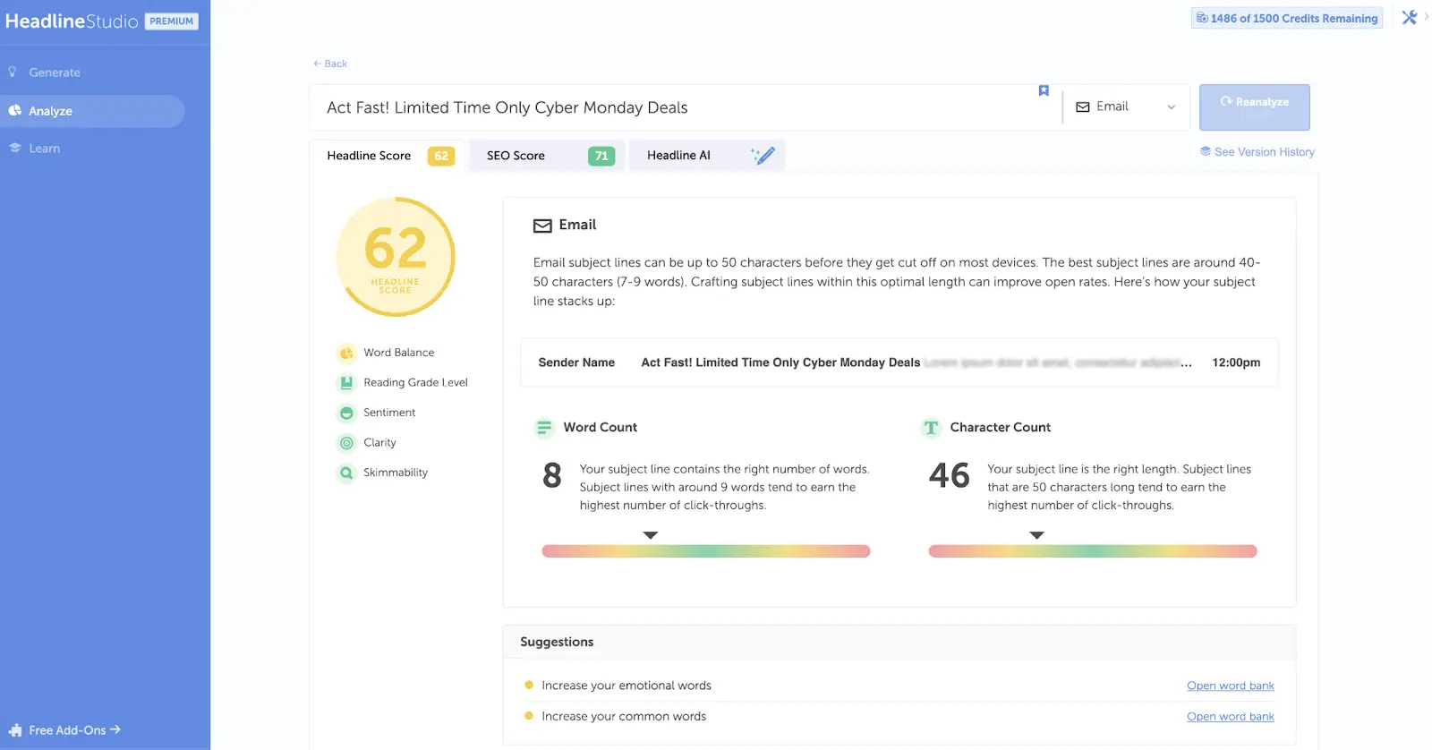 Coschedule dashboard