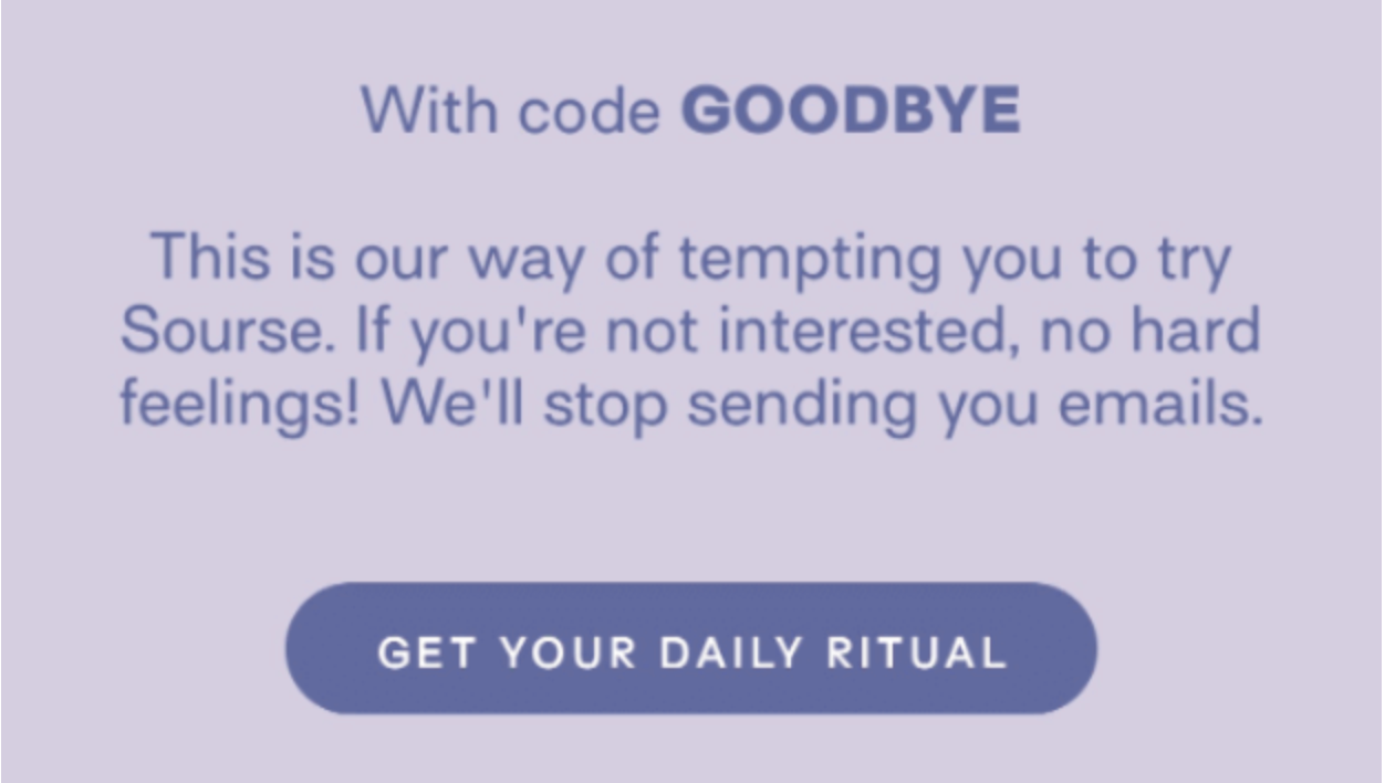 Thank you email