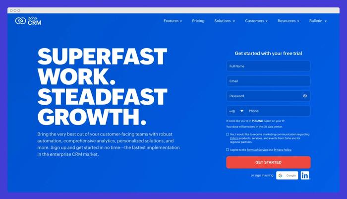 Zoho CRM