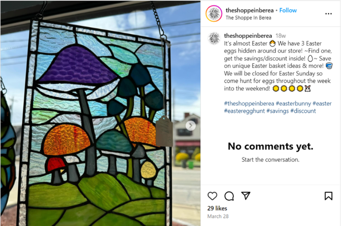 easter social media post