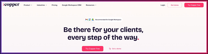 Copper website.