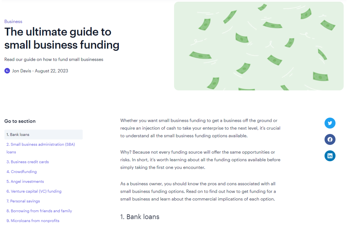 capsule small business funding blog