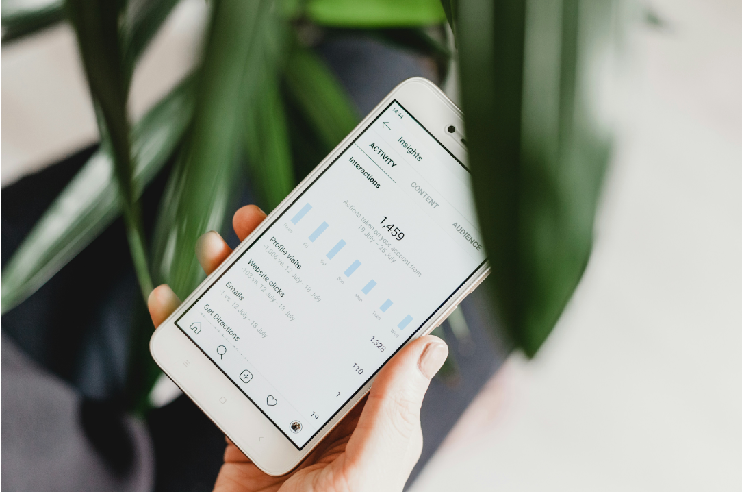 google analytics en un teléfono