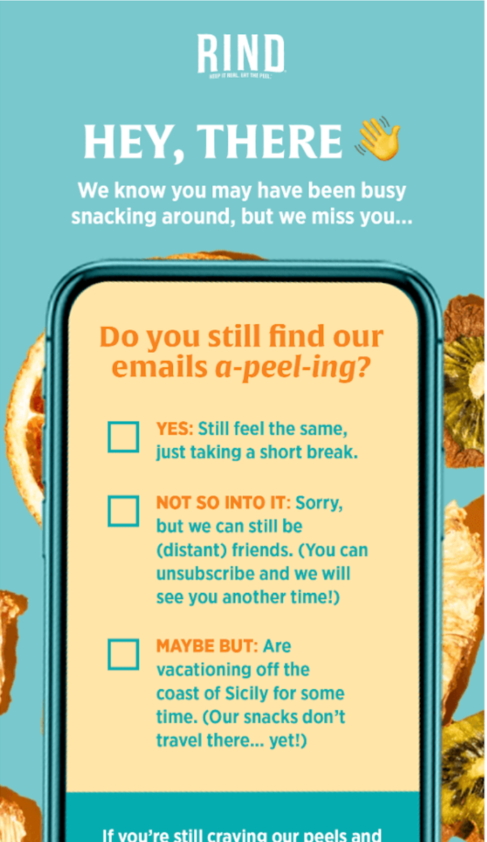 Rind's re-engagement campaign