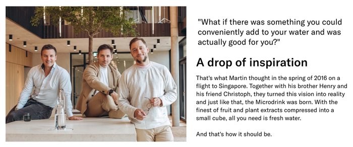 Example of Waterdrop's story