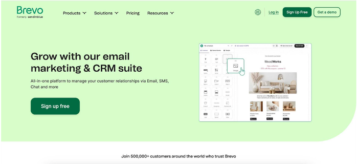 brevo screenshot