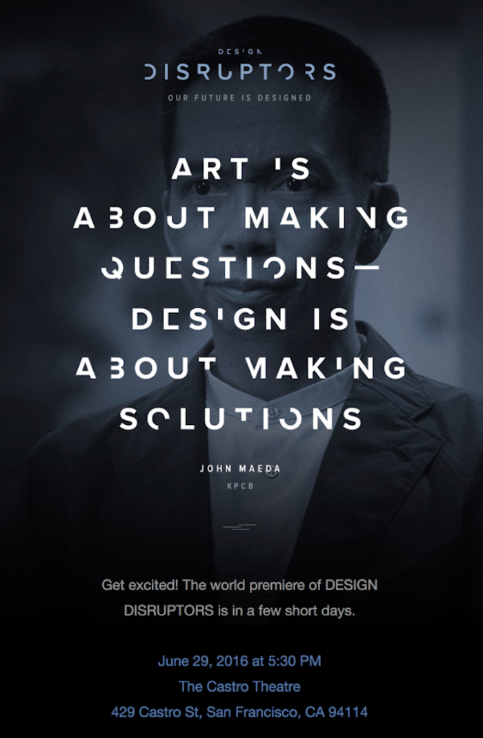 InVision's Design Disruptors campaign