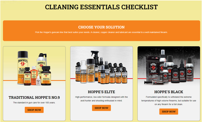 Hoppe’s essentials checklist
