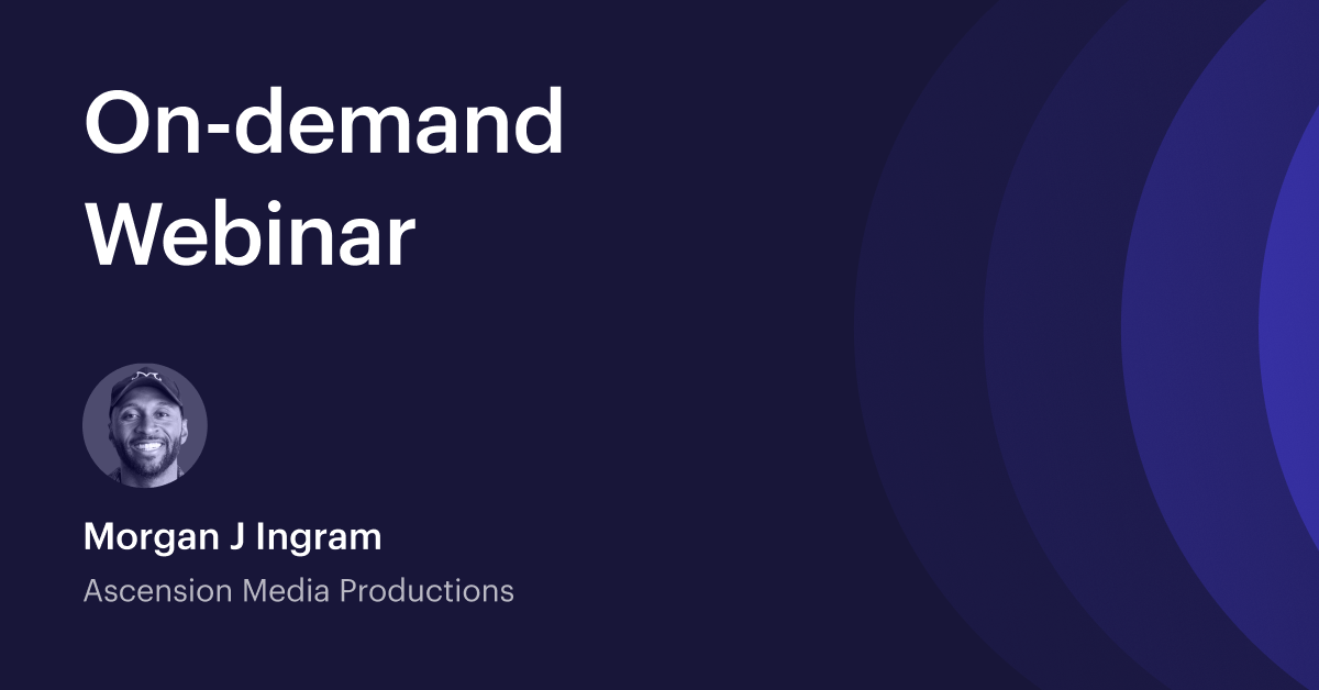 Webinar: Video selling masterclass with Morgan J Ingram