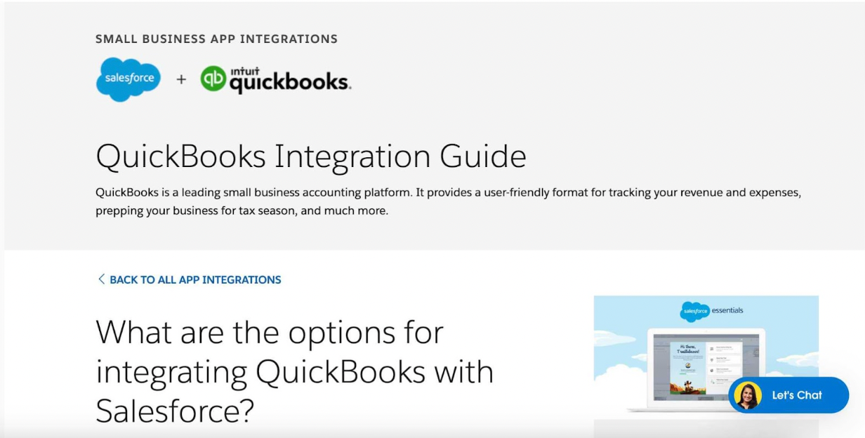 Intuit Quickbooks integration