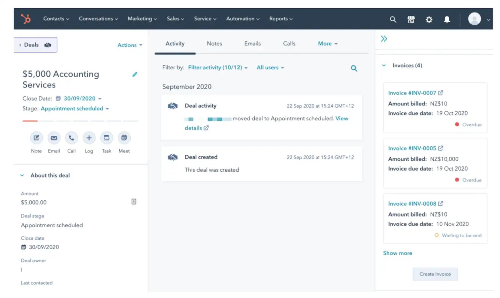 hubspot xero integration