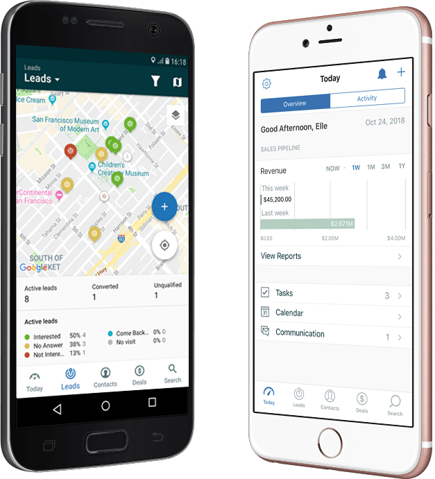 Zendesk Sell mobile app.