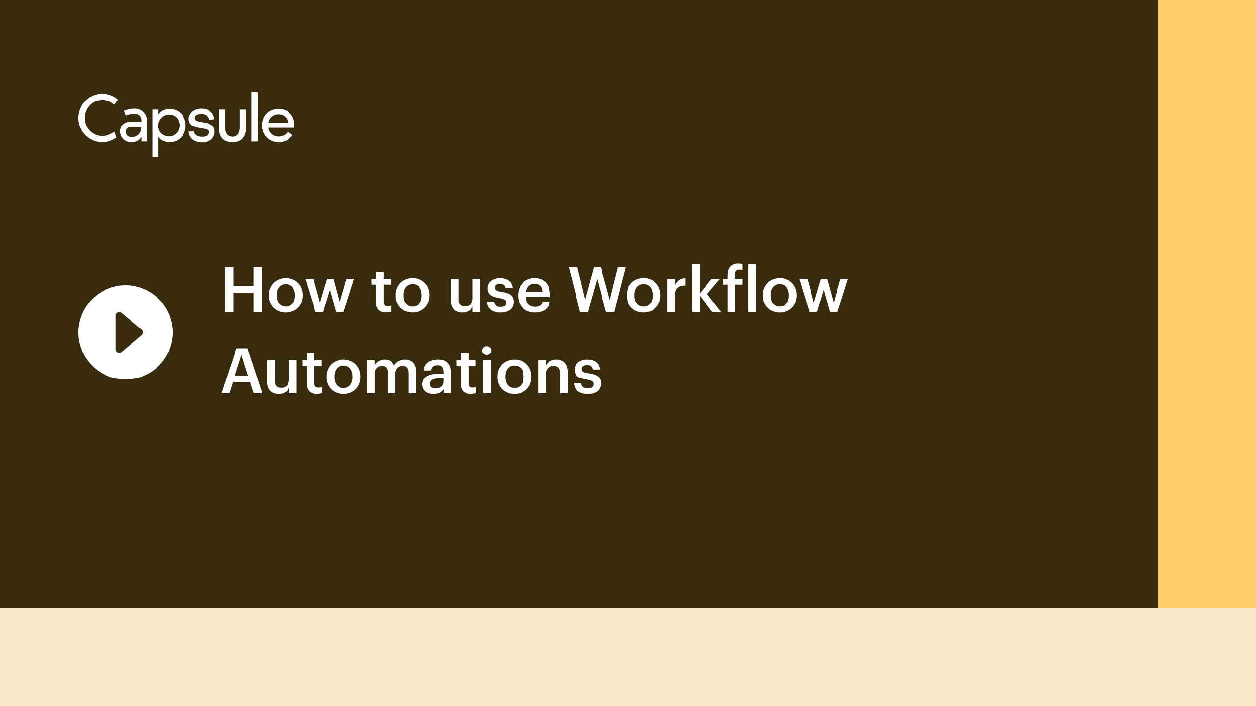 Comment utiliser les automatisations de workflow