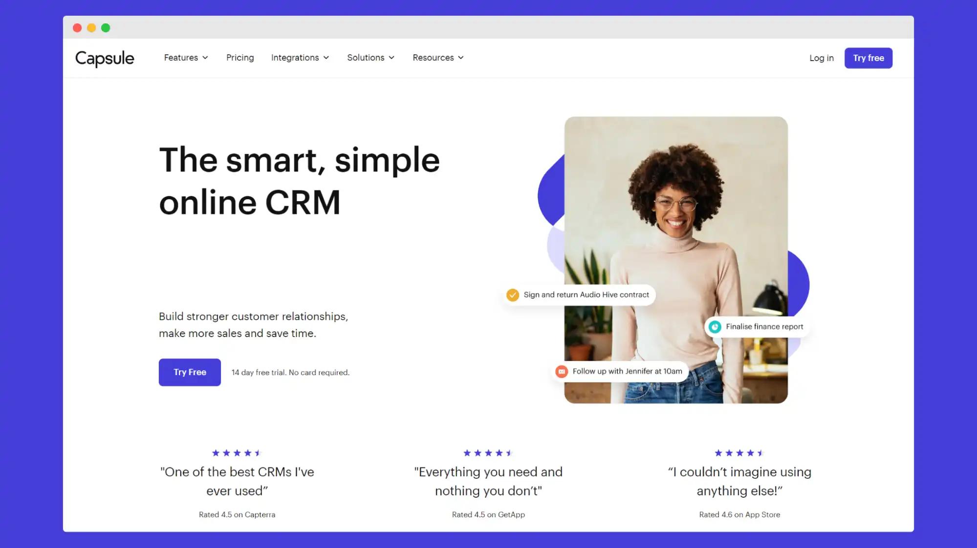 Capsule CRM for tracking commission structure