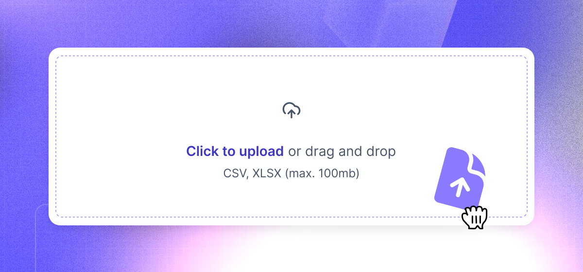 una imagen decorativa muestra la página de importación en Capsule CRM