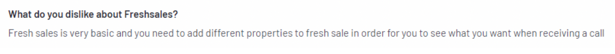 Freshsales review