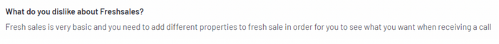 Freshsales review