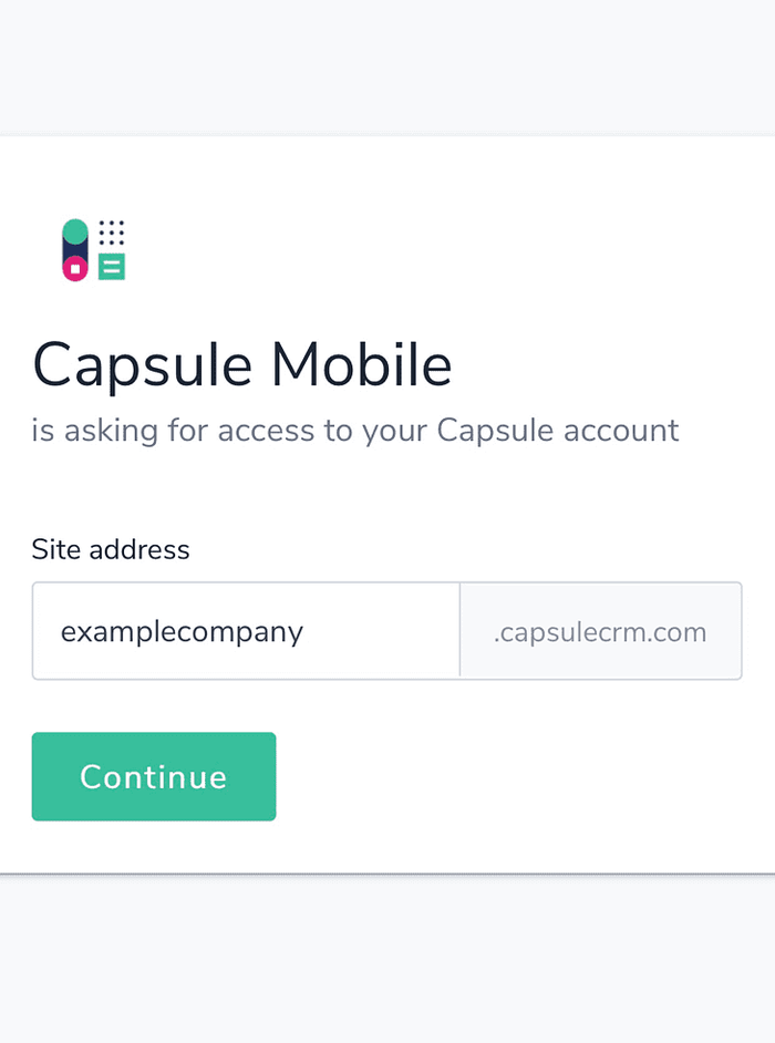 Capsule Phone Capsule Mobile App | Capsule CRM