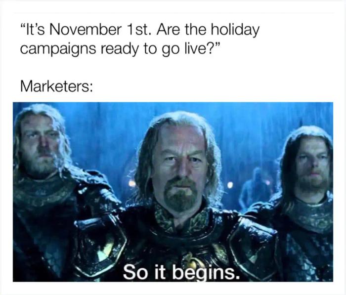 holiday campaigns meme