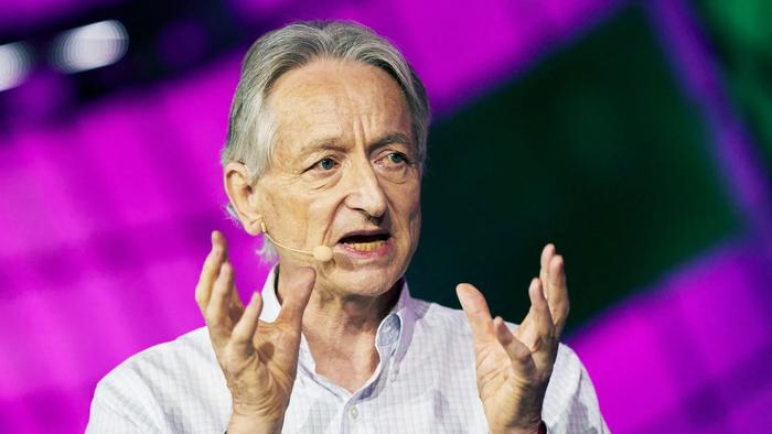A photo of Geoffrey Hinton