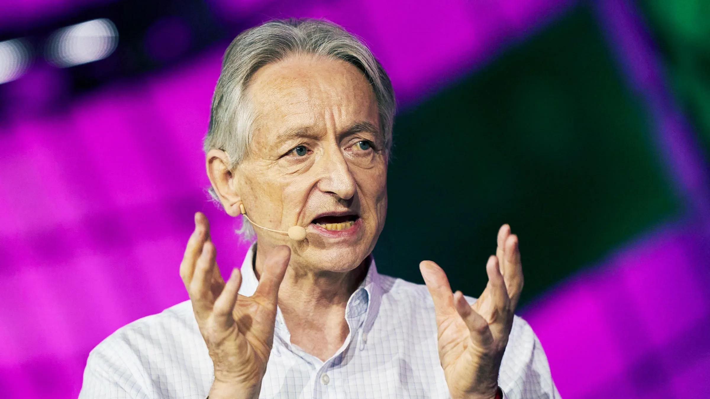 A photo of Geoffrey Hinton