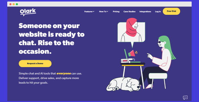 olark screenshot