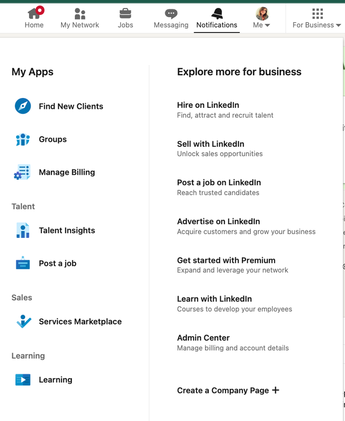 a screenshot of the my apps page on linkedin