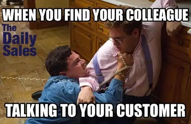 customer talk meme