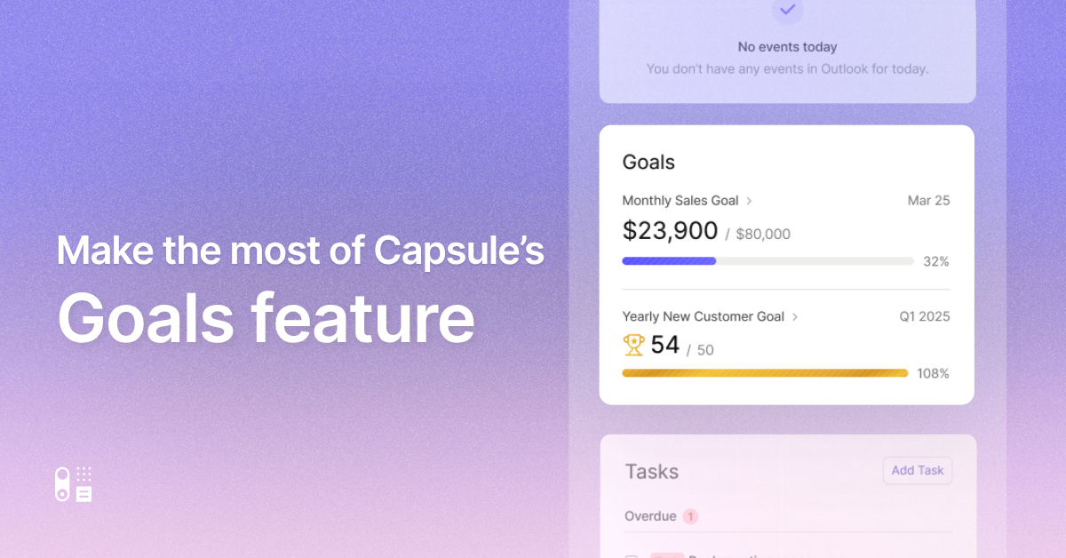How to make the most of Capsule’s Goals feature