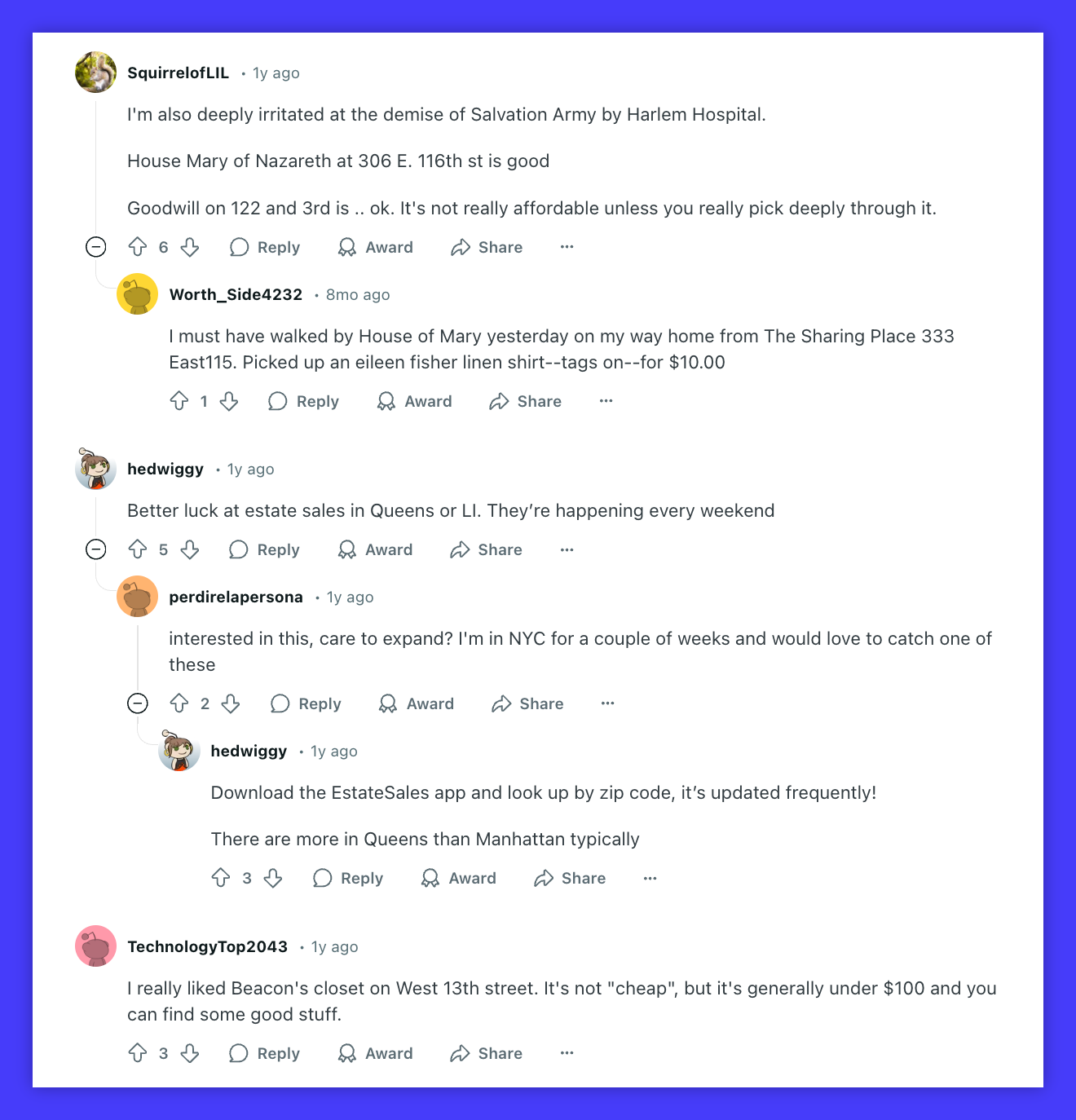 People comments on how to start a small business.