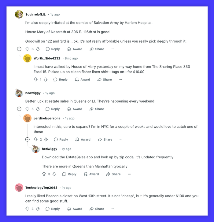 People comments on how to start a small business.