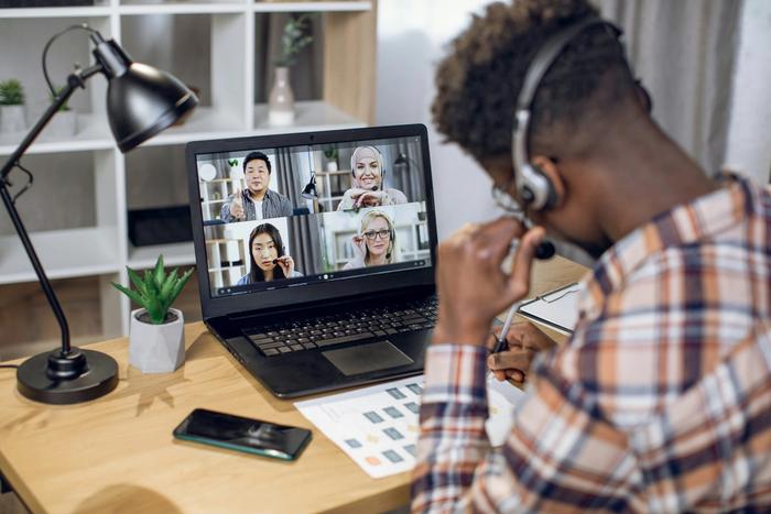 a zoom call
