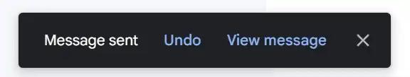 undo sent gmail