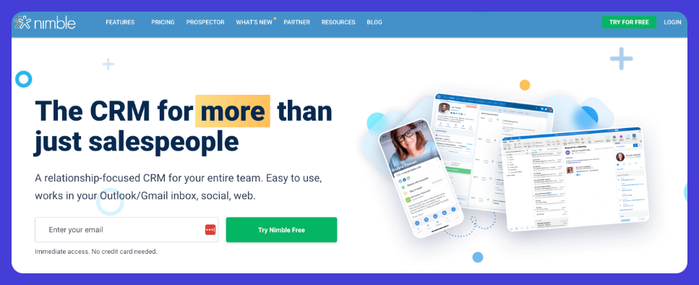 Nimble's website.
