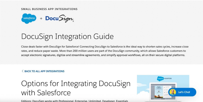 DocuSign integration