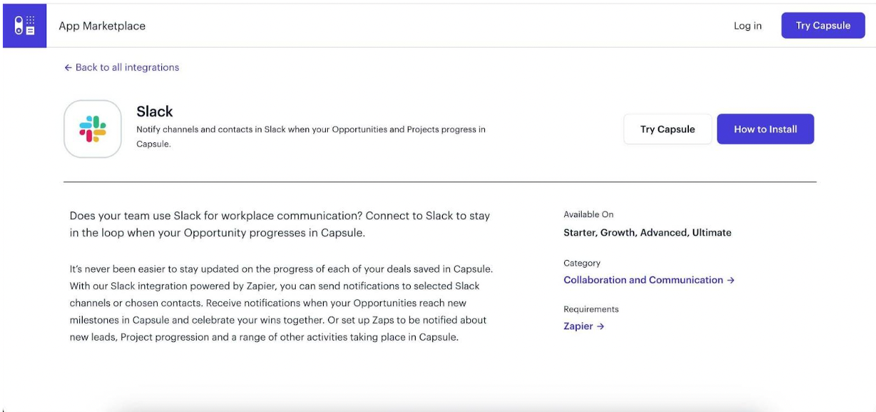 slack integration