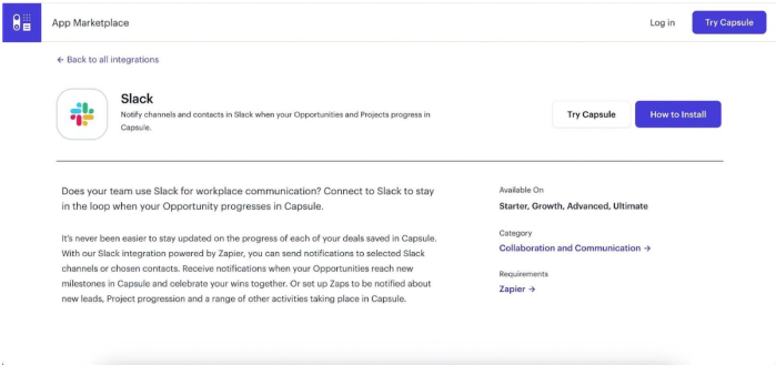 slack integration