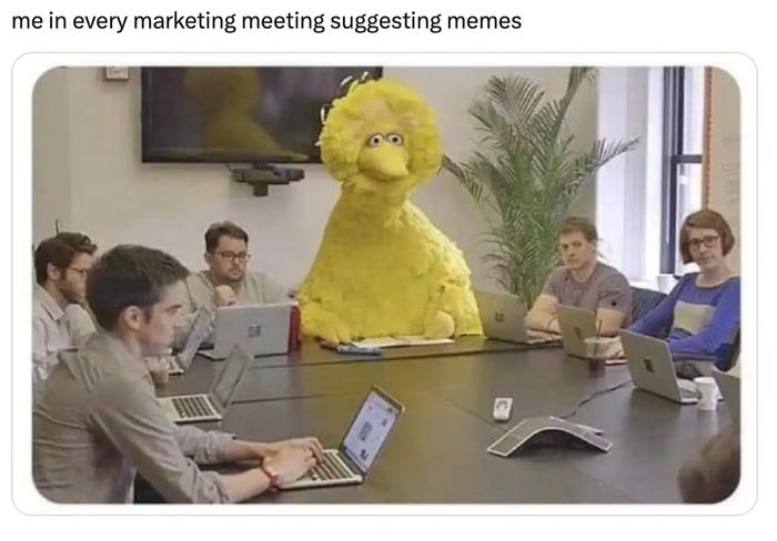 marketing meeting meme