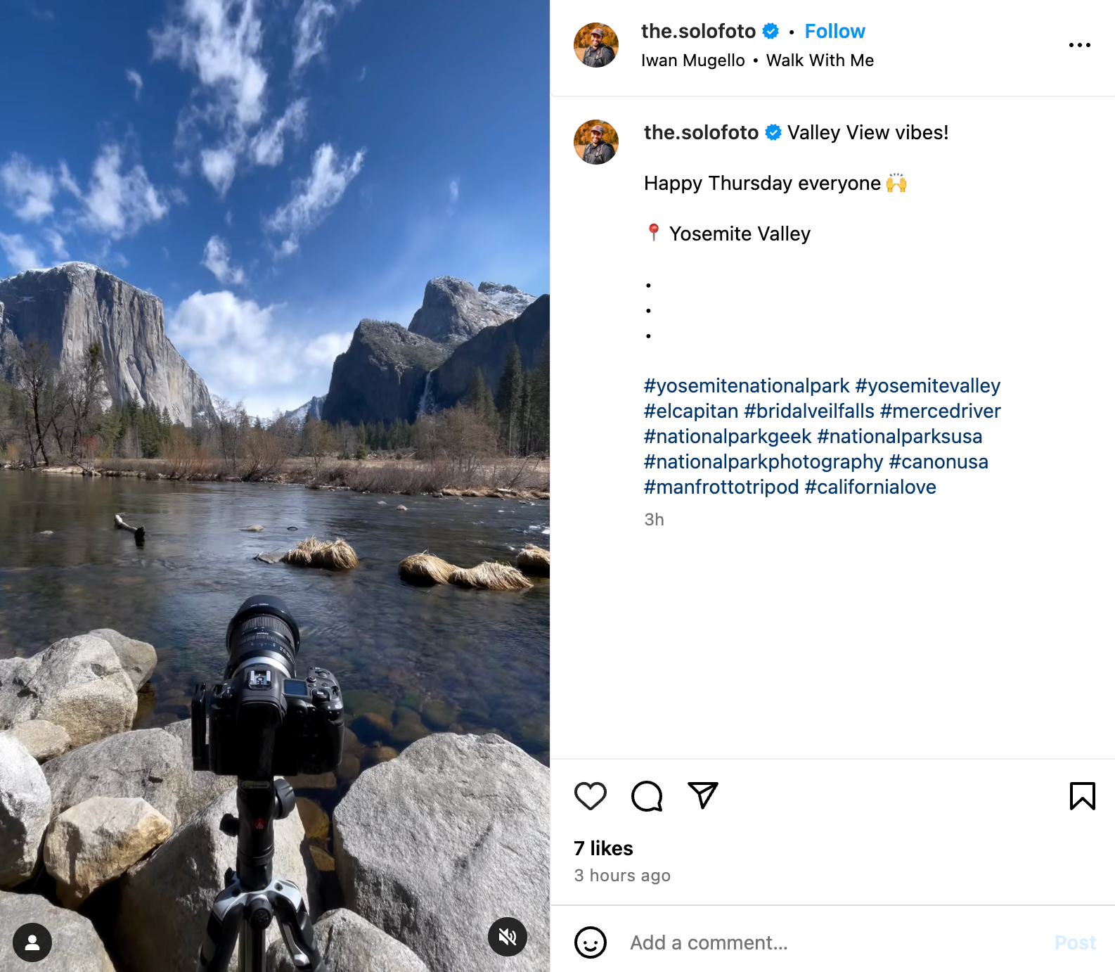 a photo of yosemite valley taken by the solofoto