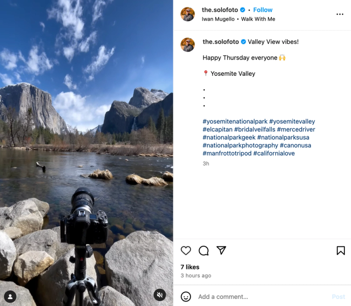 a photo of yosemite valley taken by the solofoto