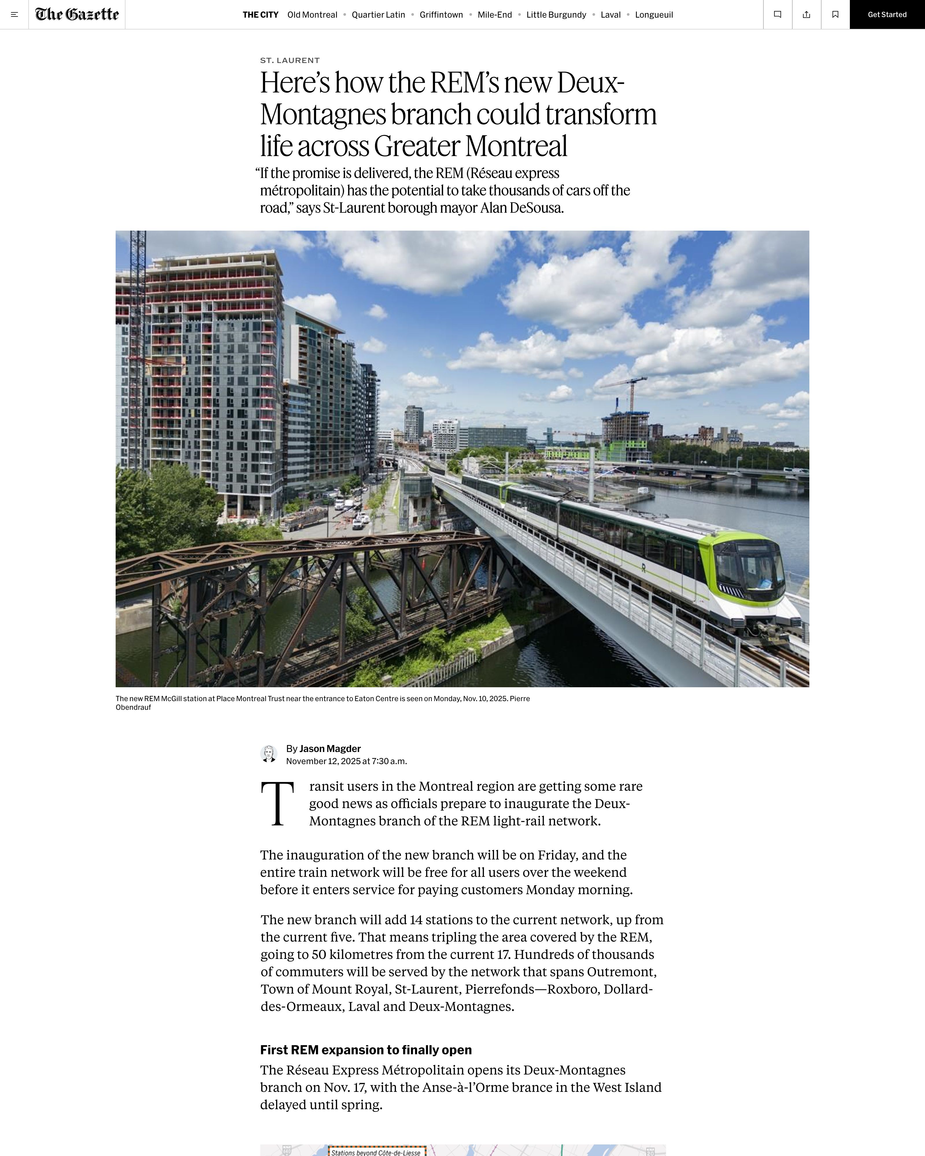 Article page