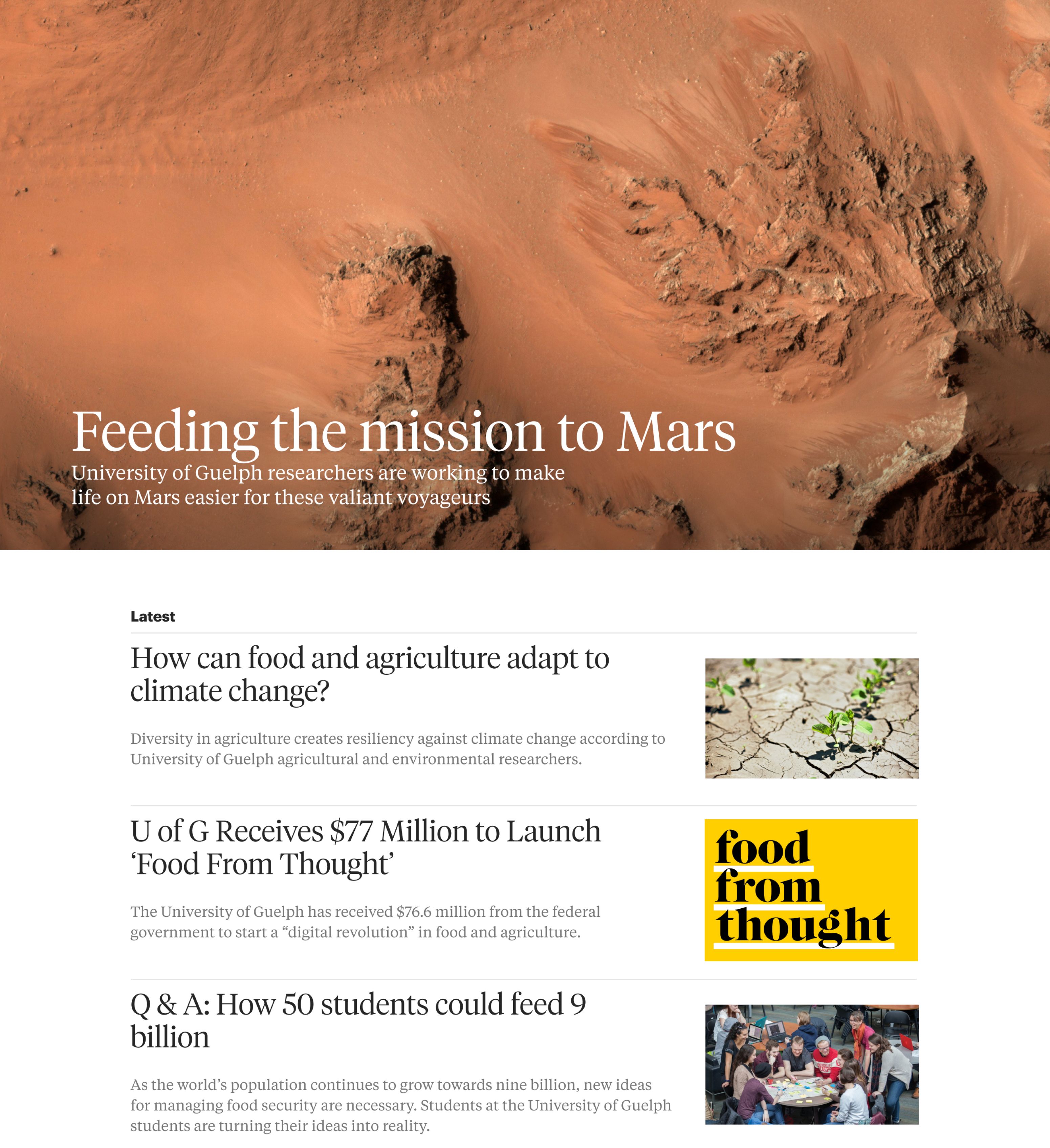 Homepage
