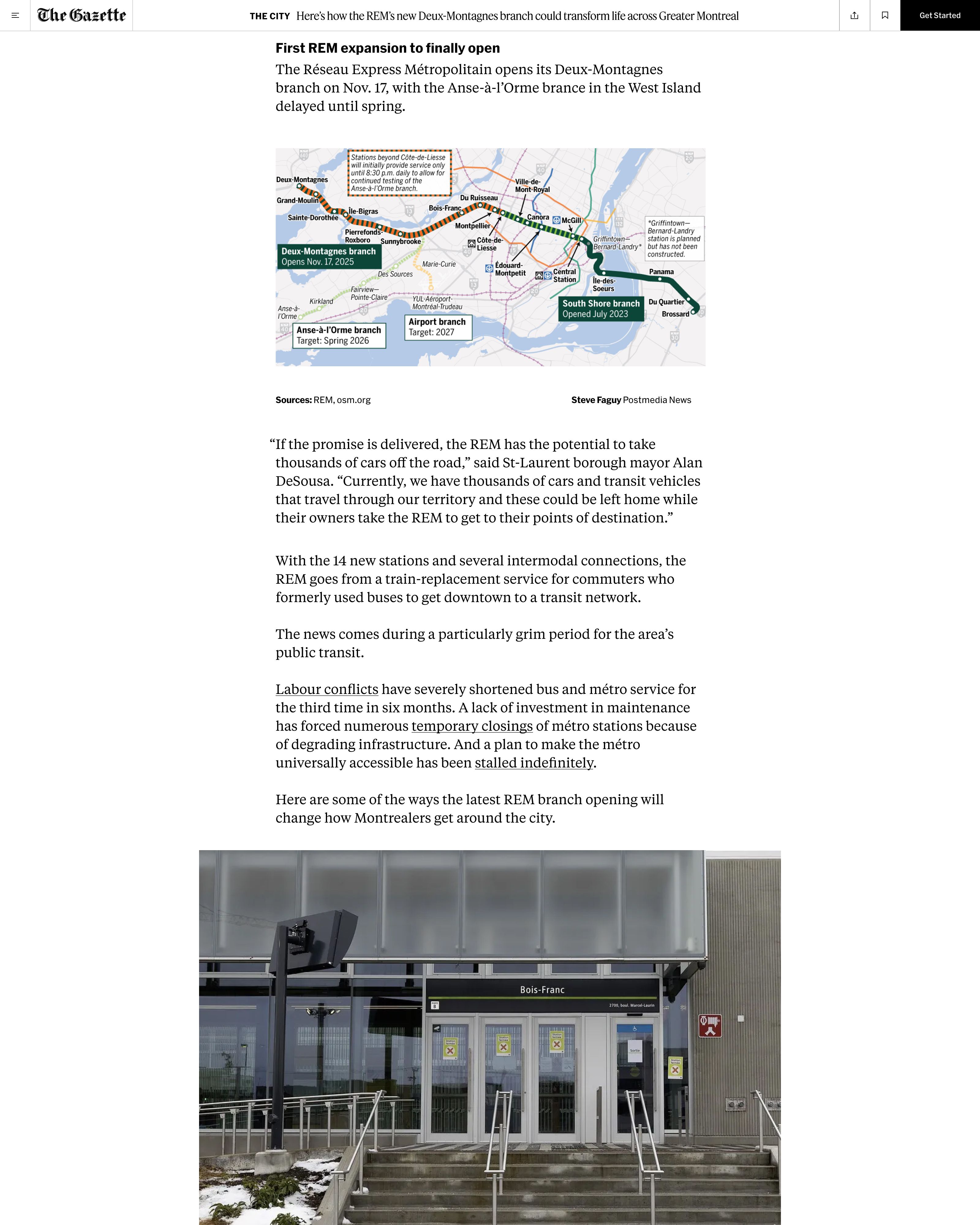 Article page