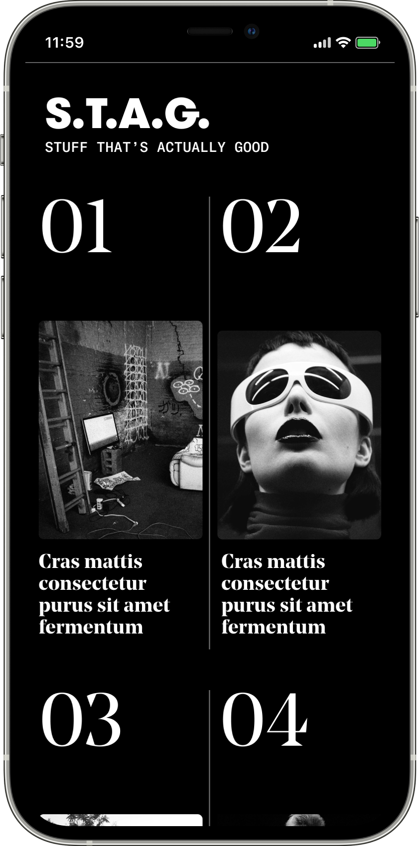 Mobile Homepage