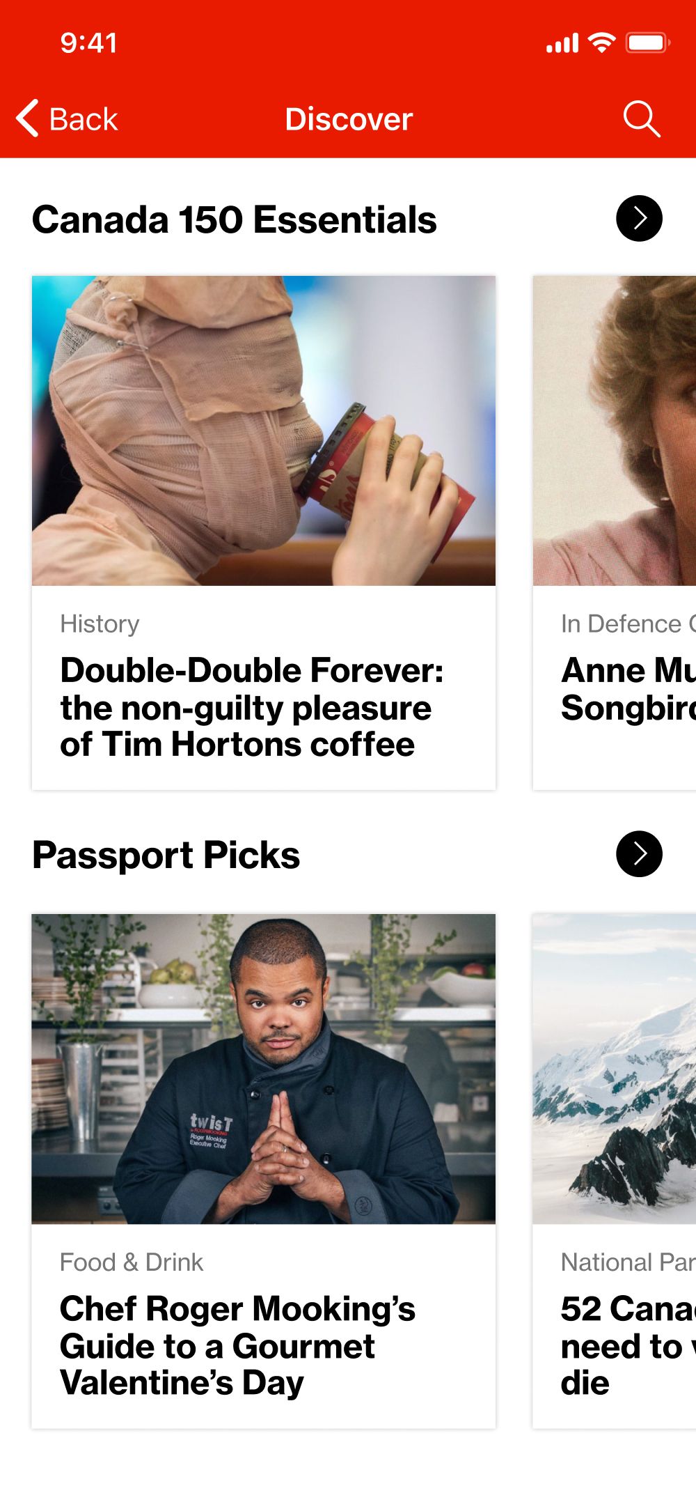 Discover Page