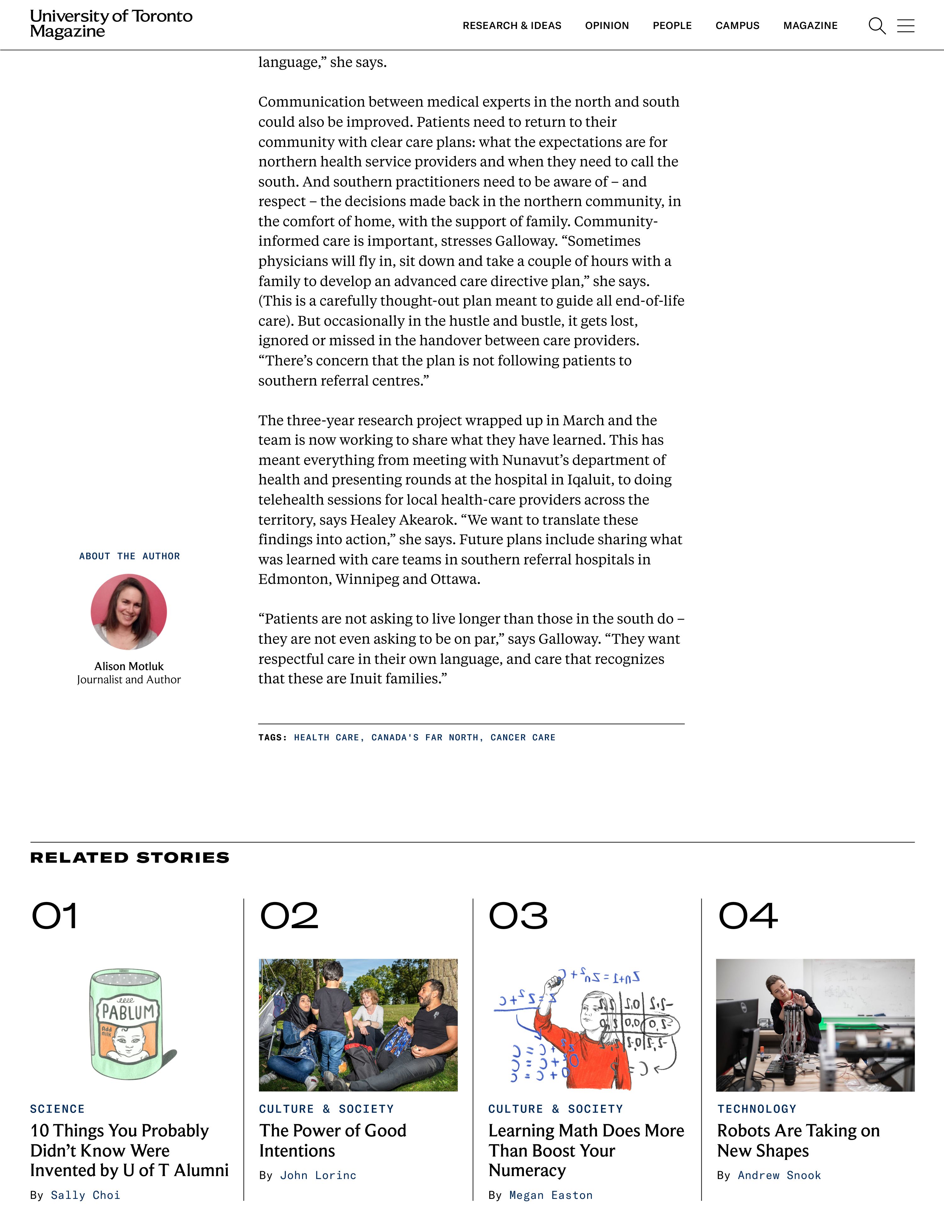Article Page