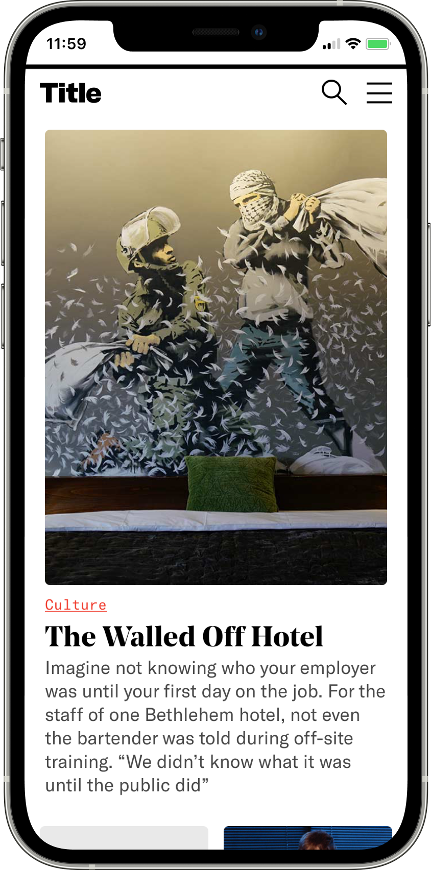Mobile Homepage